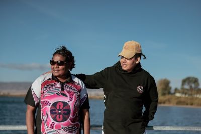 Tash and her son Joel